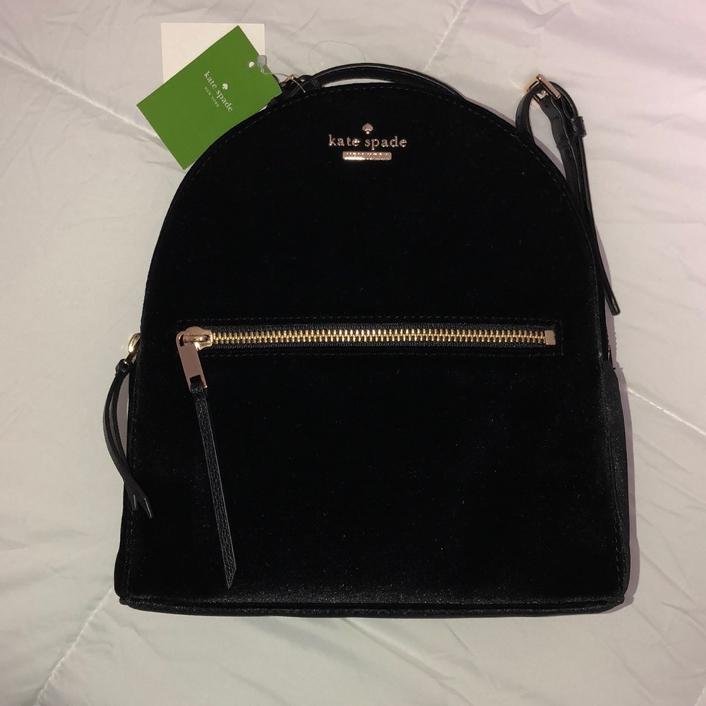 Kate Spade ♠️ Sammi Dawn Velvet Backpack